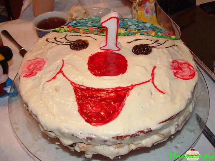 Торт "Клоун"