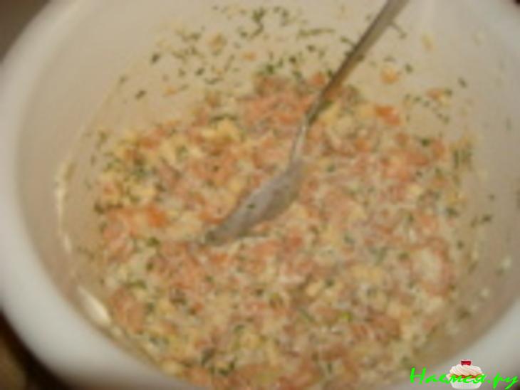 Оладьи из семги