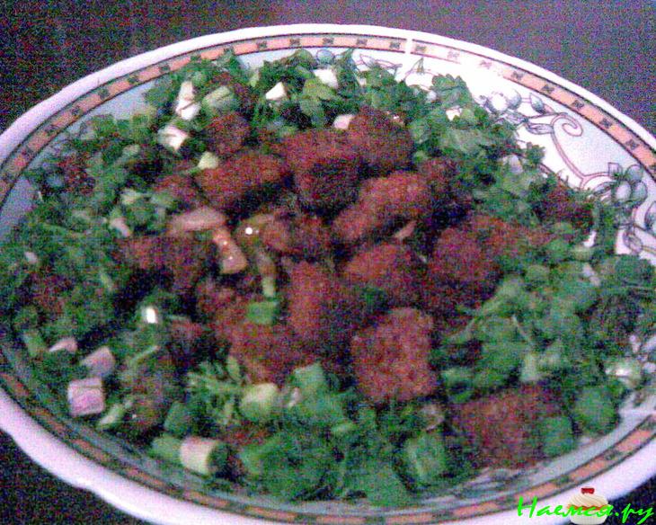 Теплый крестьянский салат Теплый крестьянский салат