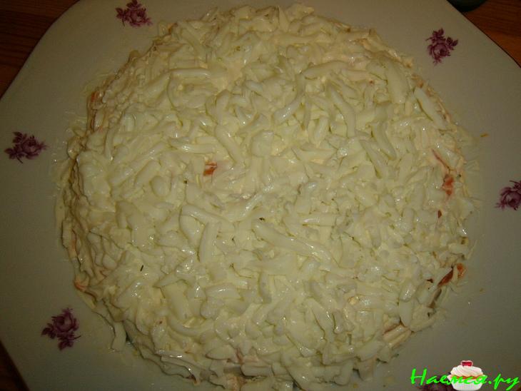 Салат "Грибной" слоями Салат "Грибной" слоями