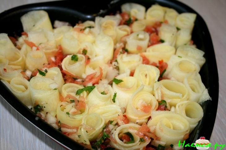 Фантазия из кабачков и картофеля