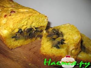 Морковный кекс с овощной начинкой