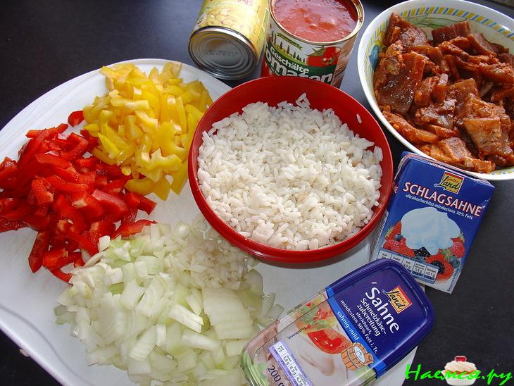 Греческий Суп-Gyros, на немецкo-русский лад