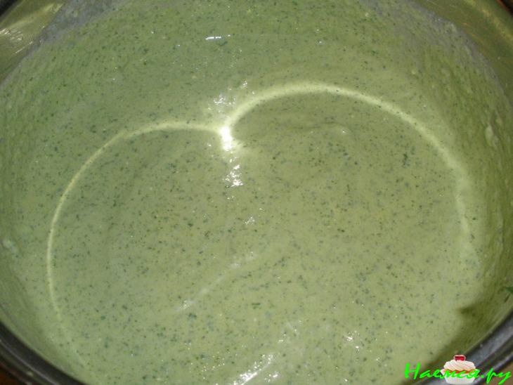 Освежающий кремовый зеленый суп Освежающий кремовый зеленый суп