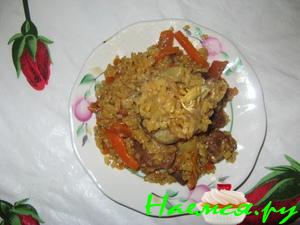 Плов с говядиной