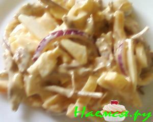 Салат "Мясной с лечо"