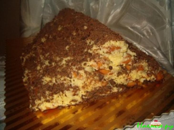 Торт "Монастырская изба" с черешней и клюквой Торт "Монастырская изба" с черешней и клюквой