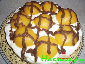Торт "Персиковая глазунья"