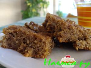 Греческий ореховый пирог (Karidopita)