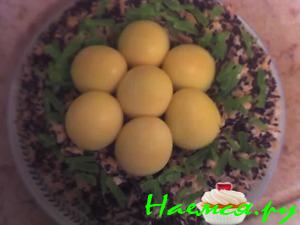 Торт "Куриное гнёздышко"