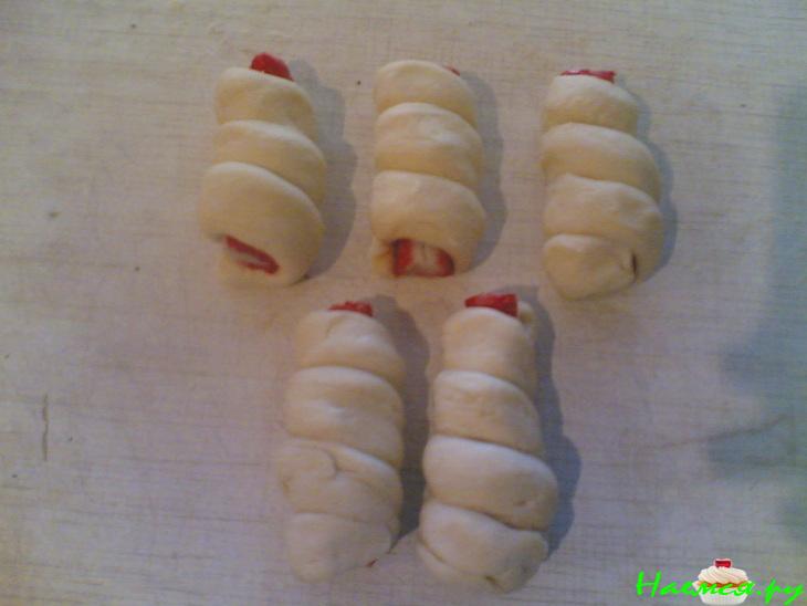 Крабовые палочки в тесте