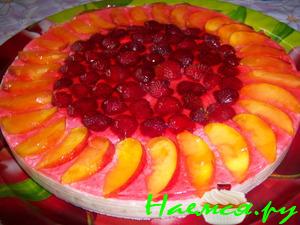 Фруктово-творожный пирог "Нежность"