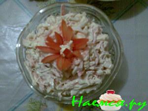 Салатик с кальмарчиками