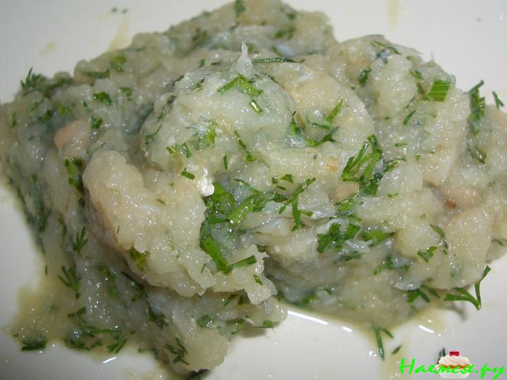 Суп с рыбными галками Суп с рыбными галками