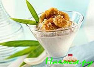 Десерт "Экзотика" (банановый с ромом)