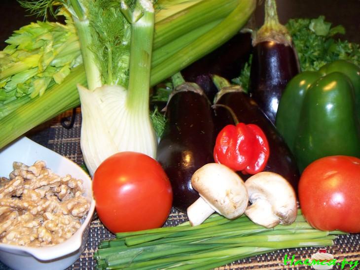 Икра баклажанная в баклажане 