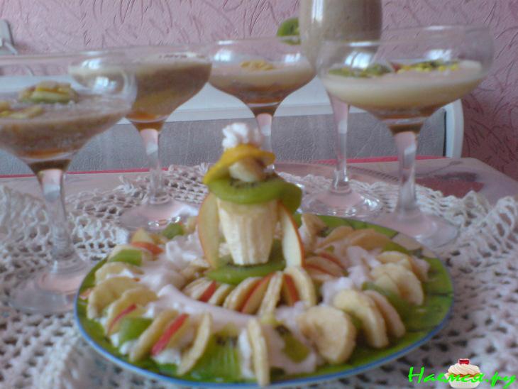 Десерт 'Фруктовая королева' Десерт 'Фруктовая королева'