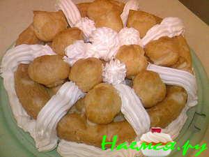 Торт "Сент-Оноре" с заварным кремом Торт "Сент-Оноре" с заварным кремом