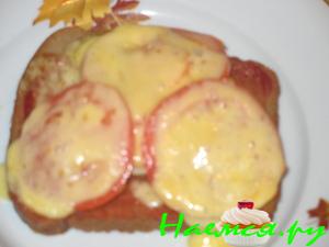 Гренка с сыром с небольшими измненениями! (шутка)