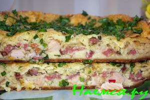 Пирог закусочный на завтрак