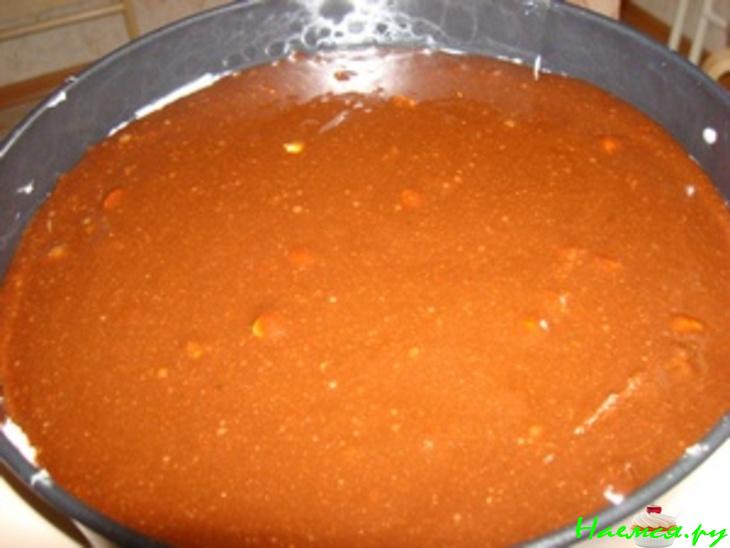 Творожно-клюквенный пирог с шоколадом по-новому