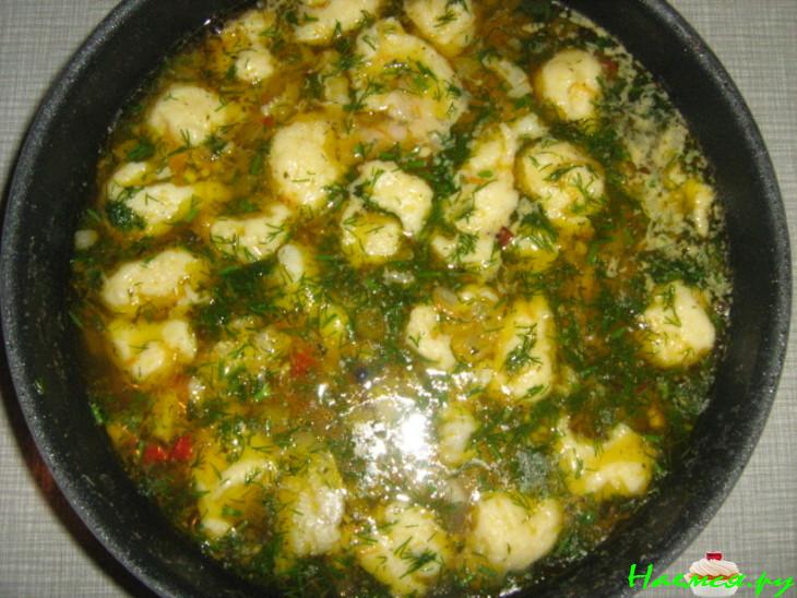 Супчик рыбный с клецками Супчик рыбный с клецками