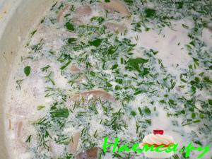 Соус грибной с плавленным сырком