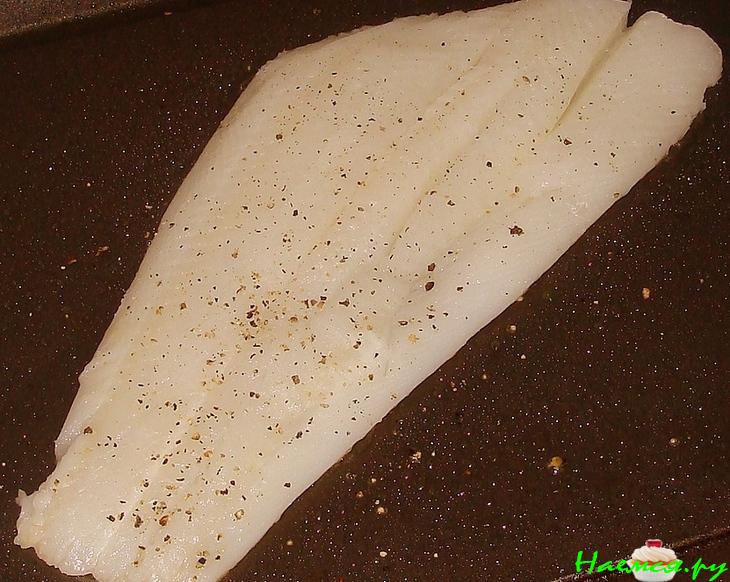 Морской язык с соусом Морской язык с соусом