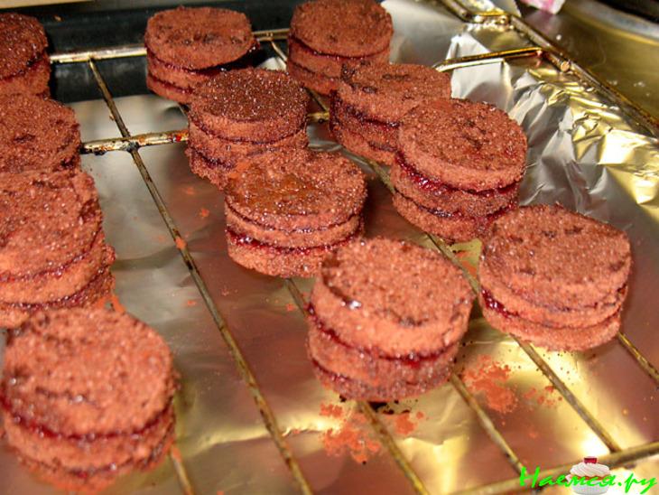 Шоколадно-вишнёвые Petit Fours (Пти Фур)