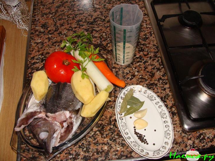 Уха / рыбный суп /