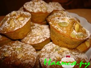 Тыквенные маффины с корицей и семечками Тыквенные маффины с корицей и семечками