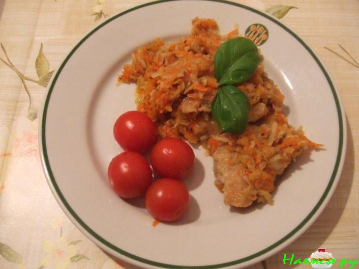 Рыба по-гречески с томатной пастой