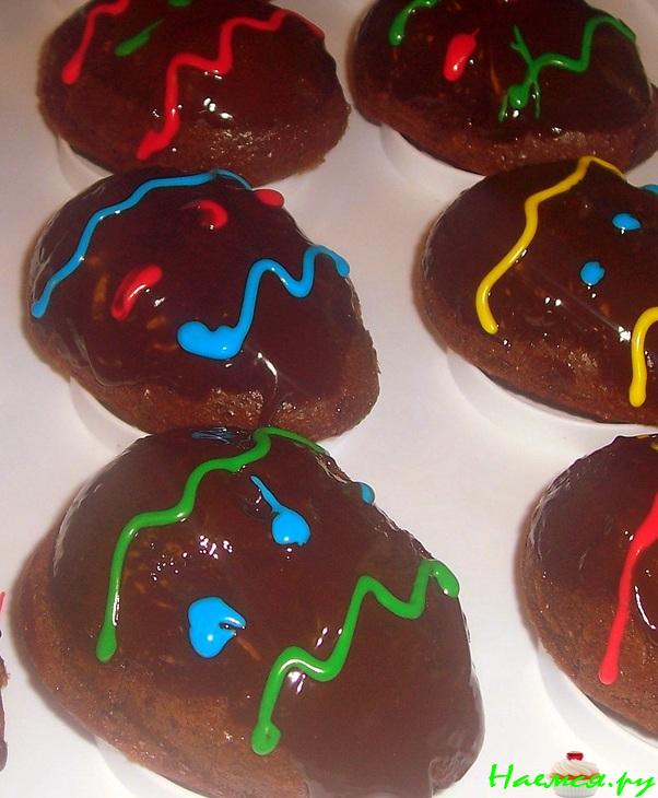 Шоколадные маффины "HAPPY EASTER"