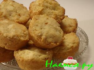 Маффины с кокосовой стружкой на апельсиновом соке Маффины с кокосовой стружкой на апельсиновом соке