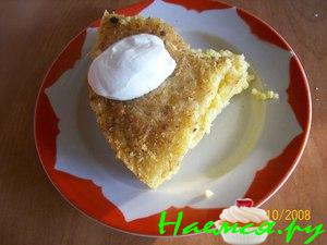 Пшенный крупеник с тыквой