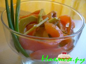 Закуска из Лосося с Авокадо и Тархуном