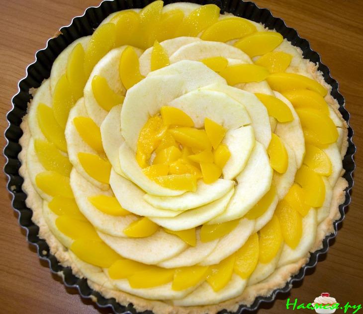 Яблочно-персиковый пирог Яблочно-персиковый пирог