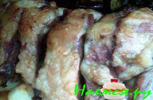 Запечённая баранья ножка с розмарином