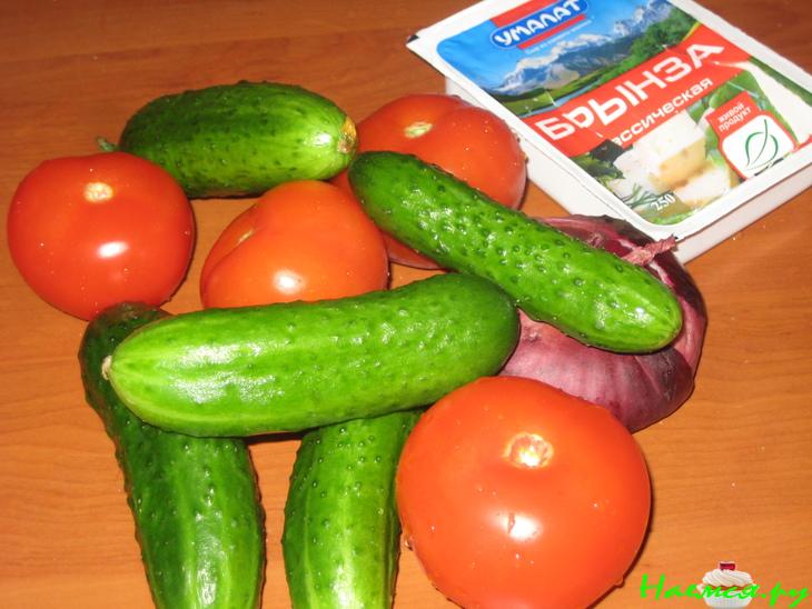 Салат не по-шопски Салат не по-шопски