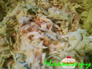 Салат из капусты с фасолью Салат из капусты с фасолью