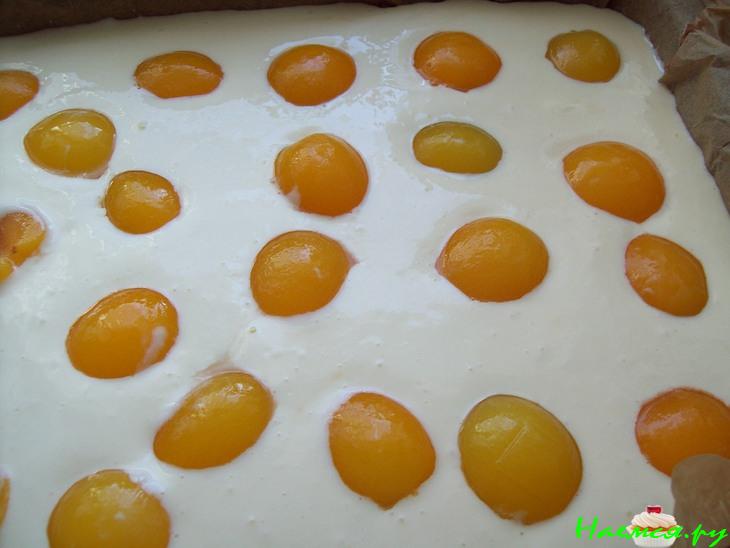 Абрикосово-шоколадный пирог с творогом и посыпкой "Штрейзель" Абрикосово-шоколадный пирог с творогом и посыпкой "Штрейзель"