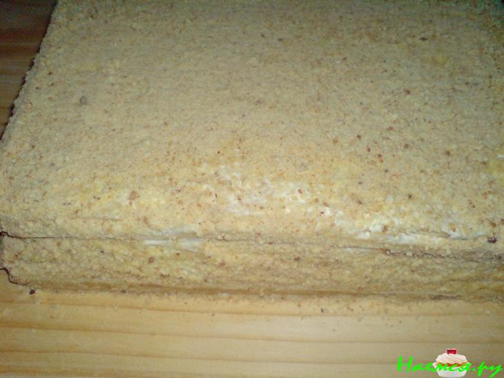 Торт 'Рыжик' с миндалем