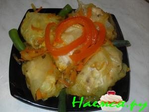 Голубцы с творогом (несладкие)