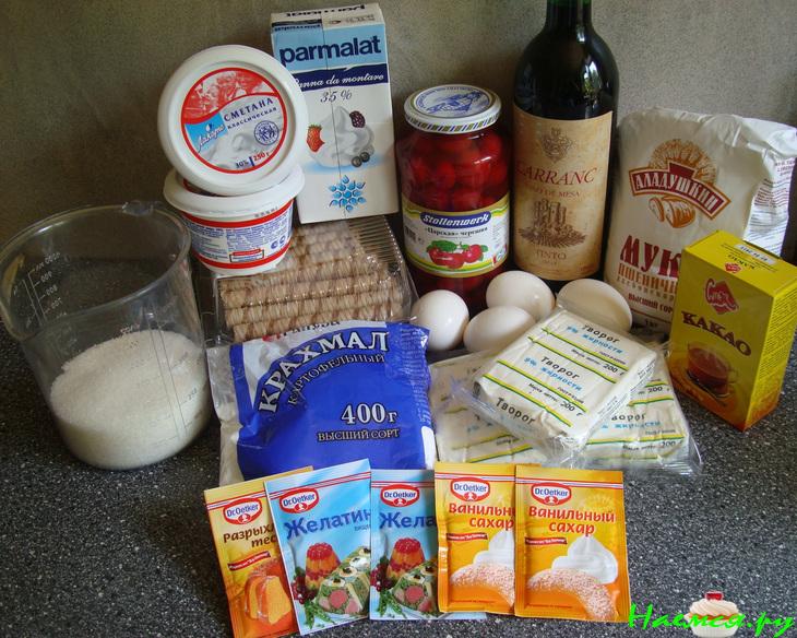 Торт с творожным кремом 'Нежность'