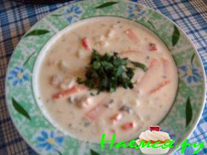 Сливочный суп с семгой Сливочный суп с семгой