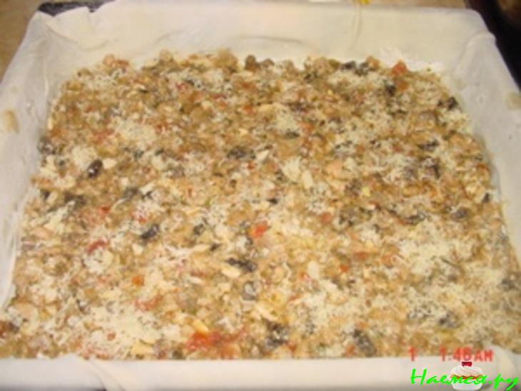 Лазанья с окорочками и грибами Лазанья с окорочками и грибами