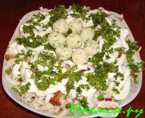 Салат "Воронье гнездо"