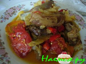 Чанахи с бараньеми ребрышками