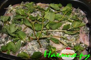 Курица с мятой Курица с мятой