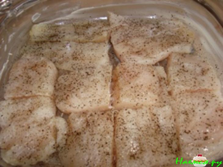 Палтус, запеченный с кабачком Палтус, запеченный с кабачком